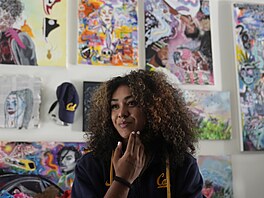 Um�lkyn� a basketbalistka v jedné osob�. Jayda Nobleová zdatn� spojila oba své...