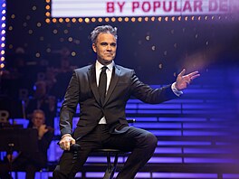 Robbie Williams bhem naten filmu Better Man
