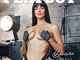 Denisa Gudelj na obálce magazínu Playboy (leden 2025)