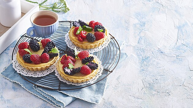 Tvarohové tartaletky s ovocem