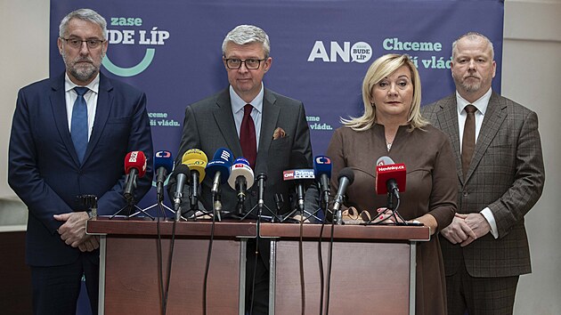 Tiskov� konference hnut� ANO. (19. prosince 2024)