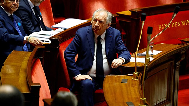 Premir Franois Bayrou v Nrodnm shromdn (17. prosince 2024)