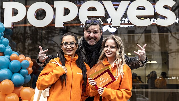 Oteven nov poboky fastfoodu Popeyes na Praze 5  Andl. (19. prosince 2024)