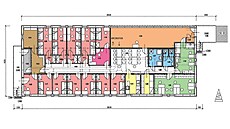 Schéma vdecké stanice J.G. Mendela na ostrov Jamse Rosse