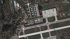 Ruská letecká základna Hmímím v Sýrii (13. prosince 2024)