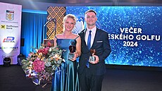 Nejlep�í �e�tí golfoví profesionálové Sára Kousková a Ji�í Zuska.