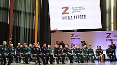 Setkání ruského prezidenta Vladimira Putina s ú�astníky projektu �as hrdin�....
