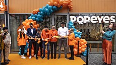 Otev�ení nové pobo�ky fastfoodu Popeyes na Praze 5  And�l (19. prosince 2024)
