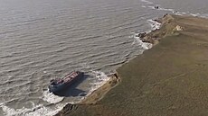 Statický zábr z poskytnutého videa zveejnného tiskovou slubou Ministerstva...