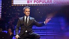 Robbie Williams bhem natáení filmu Better Man