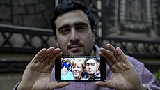 Syrský uprchlík Anas Mudamání, jeho proslavila selfie s bývalou nmeckou...