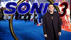 Jim Carrey na slavnostním uvedení filmu Je�ek Sonic 3 v Londýn� (10. prosince...