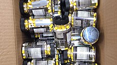 Anabolika zajitná Celní správou pi domovních prohlídkách.