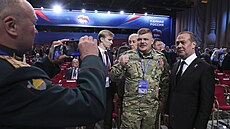 Dmitrij Medveděv na sjezdu vládnoucí strany Jednotné Rusko (14. prosince 2024)