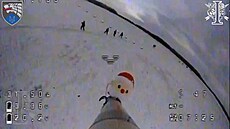 Ukrajinská armáda zaúto�ila drony se Santa Clausem