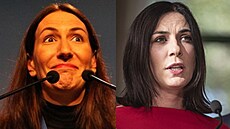 Zleva: Alexandra Ud�enija, Markéta Pekarová Adamová