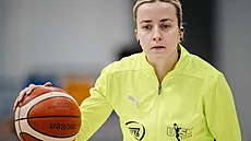 Gabriela Andlová z USK Praha se chystá na zápas.
