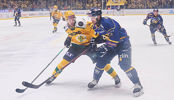 Vsetínský Jan Zahradní�ek (vlevo) a Jan Süss ze Zlína