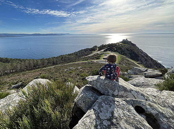Mys Fisterra, Junior a dalekohled na �irokoúhlém záb�ru nad mysem Fisterra
