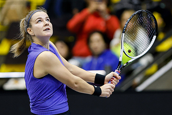 Karolína Muchová na exhibici v Macau