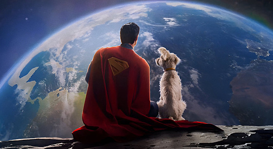 David Corenswet jako Clark Kent alias Superman a psí pomocník Krypto v novém...