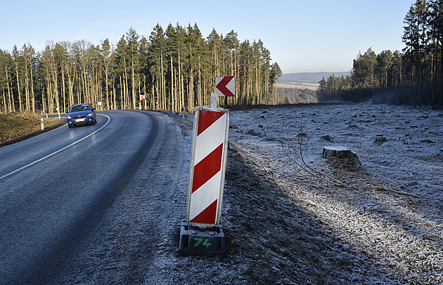 P�ípravy na budoucí obchvat Plas na Plze�sku jsou v plném proudu. Viditelné je...