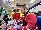 Zdravotnick� z�chrann� slu�ba Moravskoslezsk�ho kraje o V�noc�ch pom�hala...