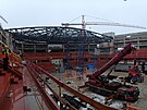 Stavba Horck multifunkn areny m bt hotova do 5. jna 2025.