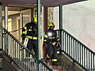 Prat hasii a zchrani zasahovali pondl po 01:00 u poru ubytovny v...