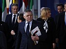 Slovenský premiér Robert Fico na summitu lídr zemí Evropské unie. (19....