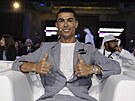 Cristiano Ronaldo na p�edávání cen Globe Soccer v Dubaji.