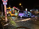 Smrteln nehoda dodvky na Praze 5. (23. prosince 2024)