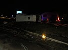 Dopravu na D5 ve smru na Rozvadov v ptek rno blokovala nehoda dodvky a...