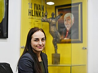 Lucie Muíková, marketingová manaerka a tisková mluví hokejové Vervy Litvínov.