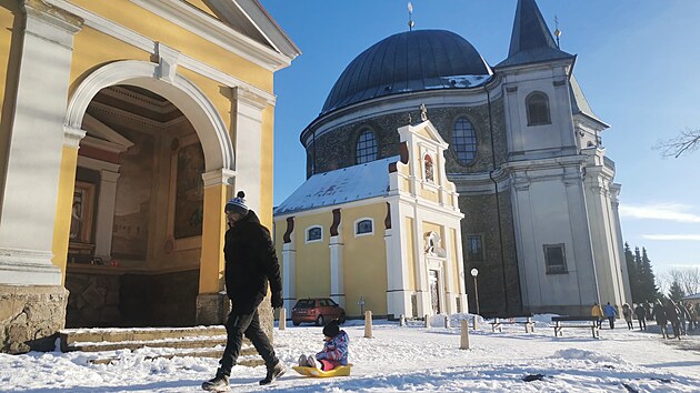 Bazilika na Svatm Hostn v Bystici pod Hostnem (prosinec 2024)