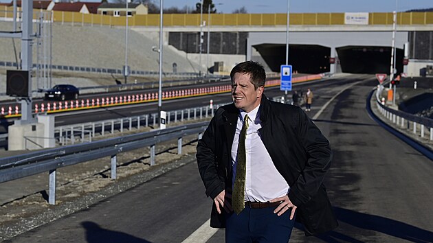 f editelstv silnic a dlnic Radek Mtl u tunelu Pohrka na dlnici D3 (prosinec 2023)