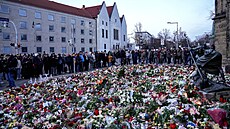 Váno�ní trhy v n�meckém Magdeburku dva dny po útoku (22. prosince 2024)