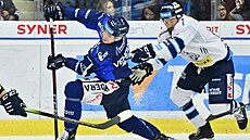 Róbert Lanto�i z Liberce stíhá Maxima Vehovského z Vítkovic.