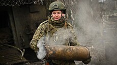 Rutí vojáci na front v okolí ukrajinského msta Pokrovsk (16. prosince 2024)