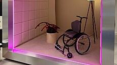 Zlínský student Jan Kad�ra vymyslel invalidní vozí�ek, který m��e r�st s d�tmi...