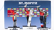 Sophie Hedigerová na druhém míst� ve Svatém Mo�ici. Závod vyhrála Eva...