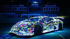 Lamborghini Huracán týmu Mi�ánek Motorsport powered by Buggyra se oblékl do t�í...