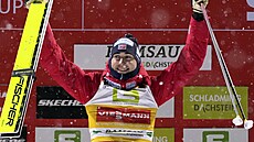 Norský sdruená Jarl Magnus Riiber ovládl závod Svtového poháru v Ramsau.