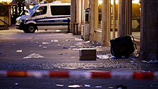 Trh v Magdeburku bhem sobotního rána (21. prosince 2024)