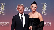 Sean Penn a Valeria Nicov (Marráke, 30. listopadu 2024)