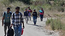 Migranti z Guatemaly a Indie hledají azyl v Kalifornii. (5. �ervna 2024)