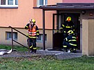 P�t jednotek hasi�� zasahovalo u po��ru panel�kov�ho bytu ve Fr�dku-M�stku. Osm...