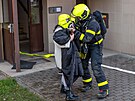 P�t jednotek hasi�� zasahovalo u po��ru panel�kov�ho bytu ve Fr�dku-M�stku. Osm...