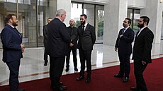 Faktický vládce zem� Ahmad �ara se v Dama�ku setkal s ukrajinskou delegací v...