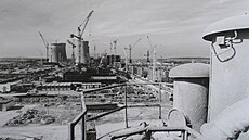 Výstavba jaderné elektrárny Dukovany
